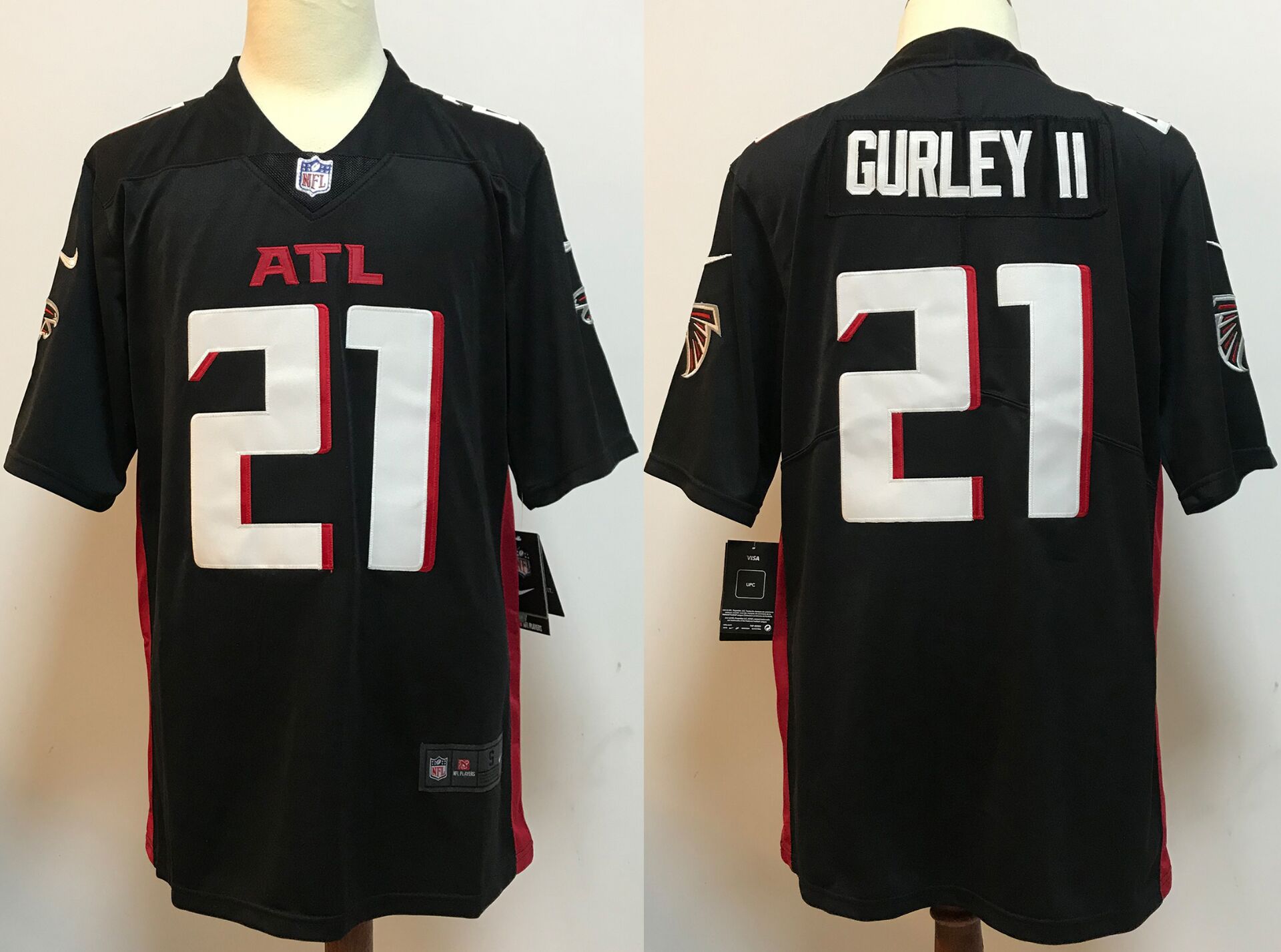 Men Atlanta Falcons #21 Gurley ii Black New Nike Limited Vapor Untouchable NFL Jerseys->atlanta falcons->NFL Jersey